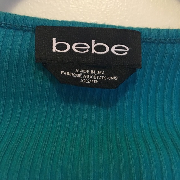 Bebe Turquoise Top - Picture 5 of 12